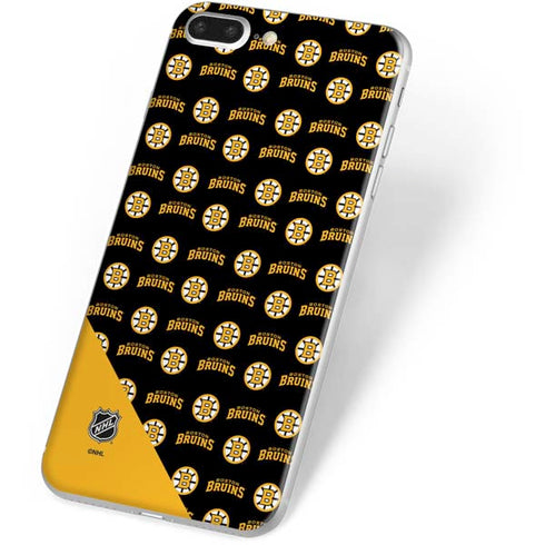 NHL Boston Bruins Pattern iPhone 8 Plus Skin