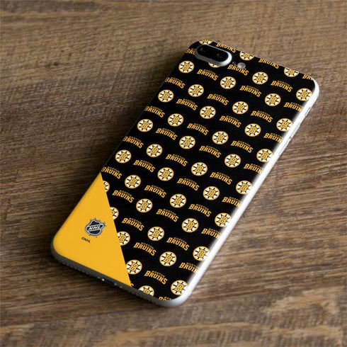 NHL Boston Bruins Pattern iPhone 8 Plus Skin
