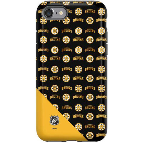 NHL Boston Bruins Pattern iPhone SE (2nd & 3rd Gen) Pro Case