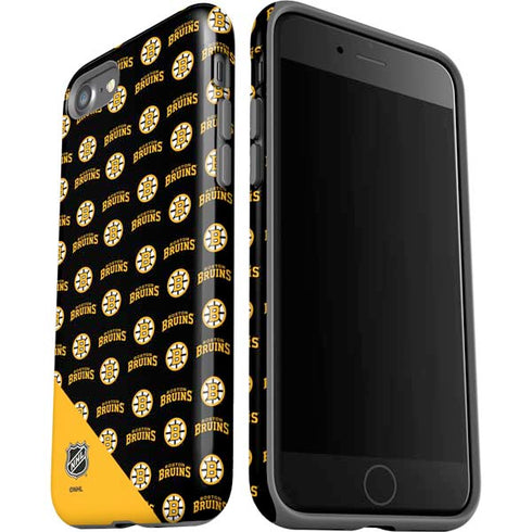 NHL Boston Bruins Pattern iPhone SE (2nd & 3rd Gen) Pro Case