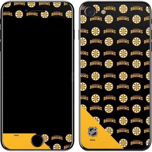 NHL Boston Bruins Pattern iPhone SE (2nd & 3rd Gen) Skin