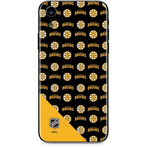 NHL Boston Bruins Pattern iPhone XR Skin