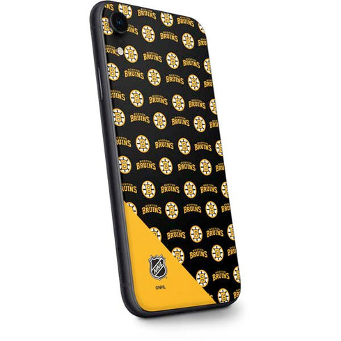 NHL Boston Bruins Pattern iPhone XR Skin