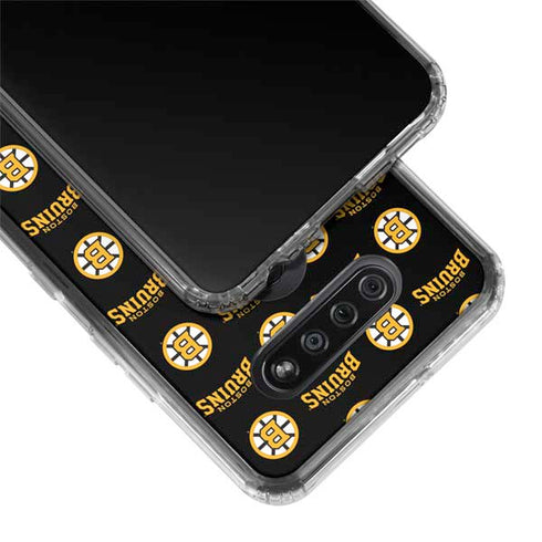 NHL Boston Bruins Pattern LG K51/Q51 Clear Case