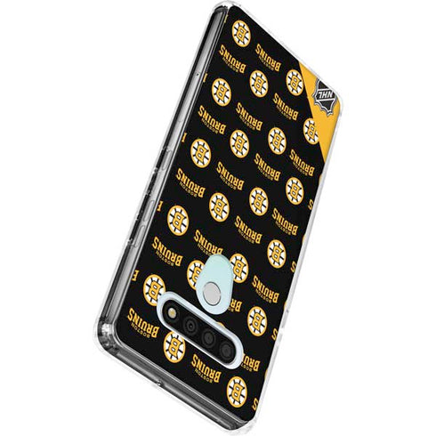 NHL Boston Bruins Pattern LG Stylo 6 Clear Case