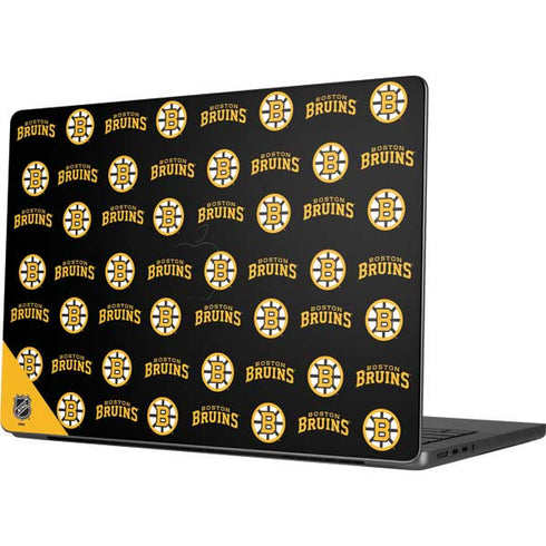 NHL Boston Bruins Pattern MacBook Pro 14in (2021-24) Skin