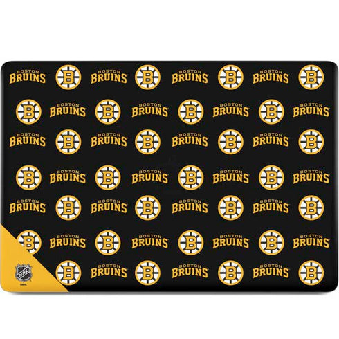 NHL Boston Bruins Pattern MacBook Skins