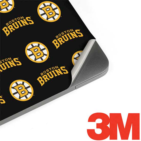 NHL Boston Bruins Pattern MacBook Skins