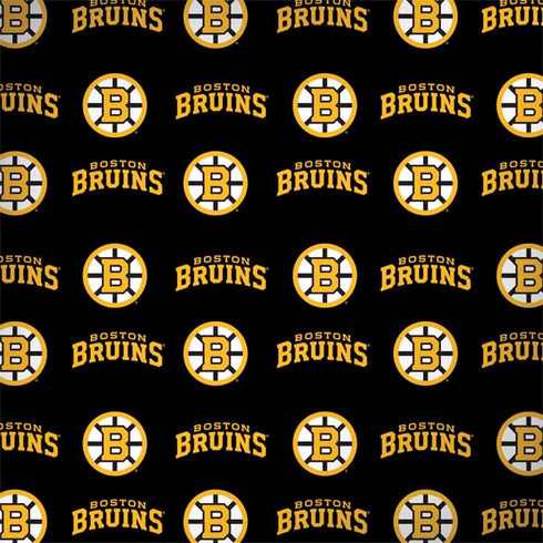 NHL Boston Bruins Pattern MacBook Skins