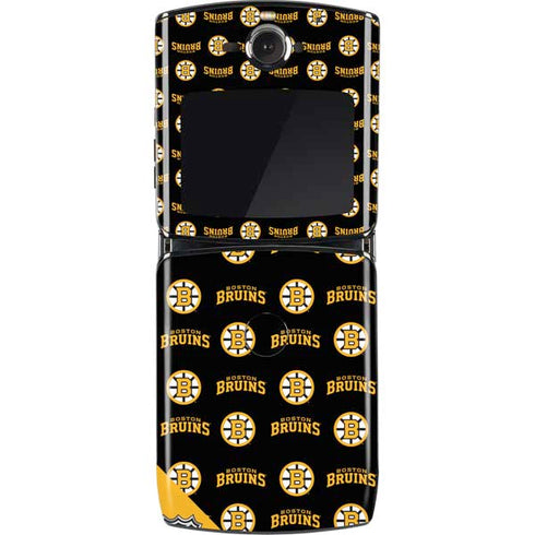 NHL Boston Bruins Pattern Motorola RAZR Skin