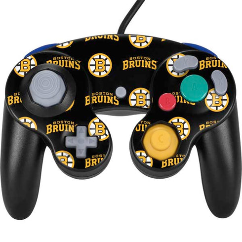 NHL Boston Bruins Pattern Nintendo GameCube Controller Skin