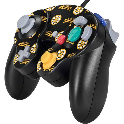 NHL Boston Bruins Pattern Nintendo GameCube Controller Skin