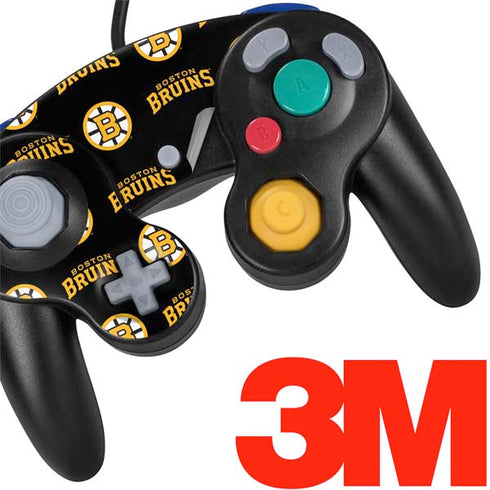 NHL Boston Bruins Pattern Nintendo GameCube Controller Skin