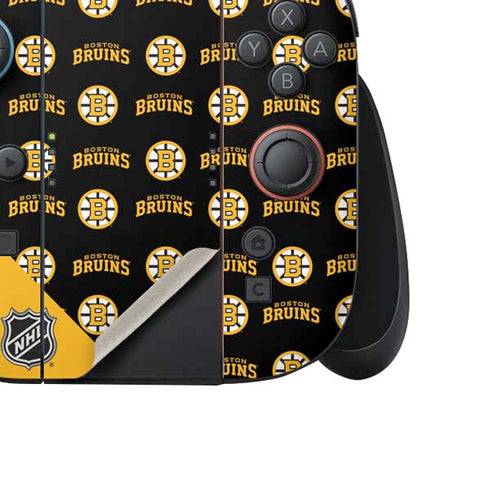 NHL Boston Bruins Pattern Nintendo Switch 2 (2025) Joy-Con Controller Skin