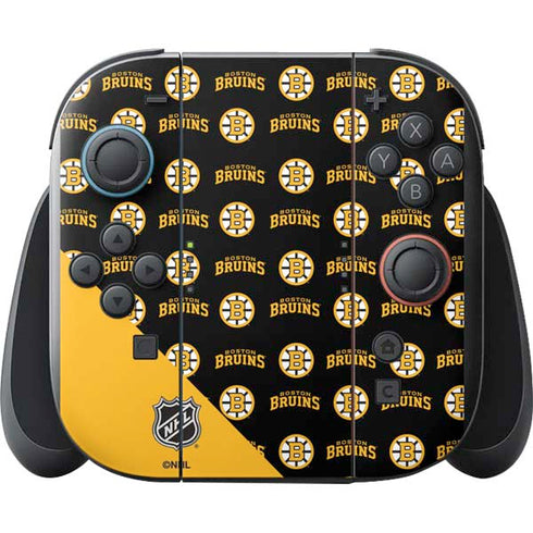 NHL Boston Bruins Pattern Nintendo Switch 2 (2025) with Joy-Con Skin