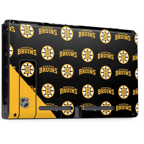 NHL Boston Bruins Pattern Nintendo Switch Bundle Skin