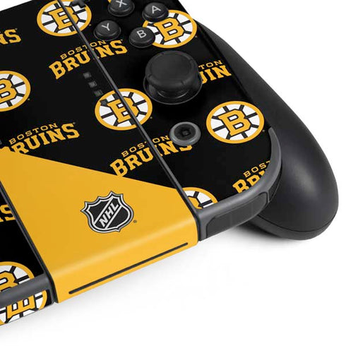 NHL Boston Bruins Pattern Nintendo Switch Bundle Skin