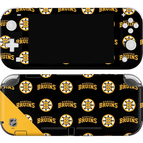 NHL Boston Bruins Pattern Nintendo Switch Lite Skin