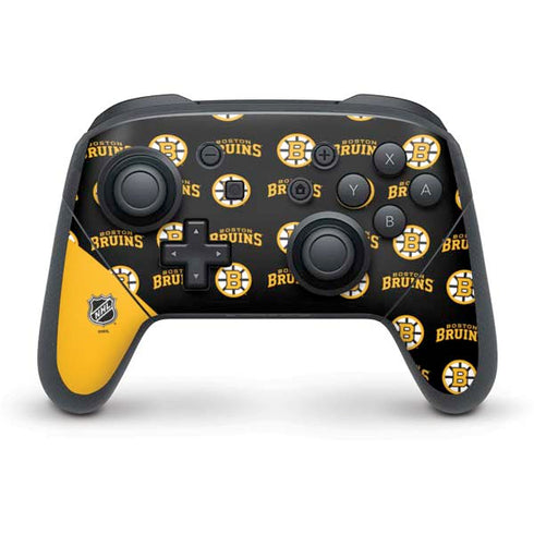 NHL Boston Bruins Pattern Nintendo Skins