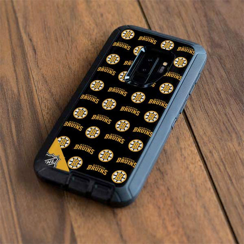 NHL Boston Bruins Pattern Otterbox Defender Galaxy Skin