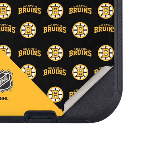 NHL Boston Bruins Pattern Otterbox Defender iPhone Skin
