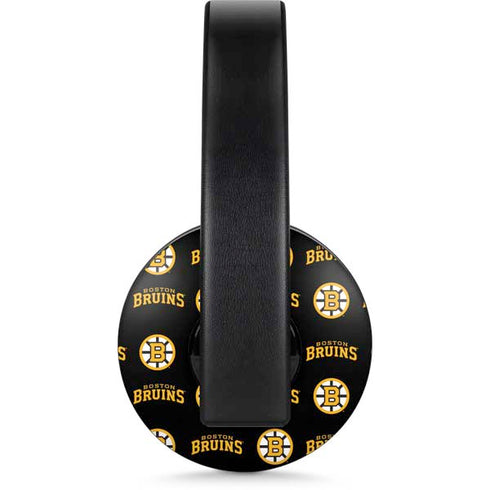 NHL Boston Bruins Pattern PlayStation 4 Gold Wireless Headset Skin