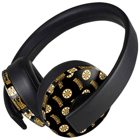 NHL Boston Bruins Pattern PlayStation 4 Gold Wireless Headset Skin