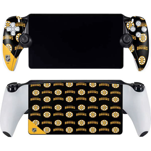 NHL Boston Bruins Pattern PlayStation Portal Remote Player Skin