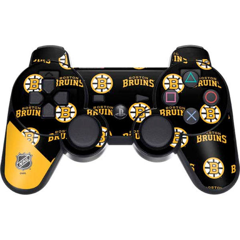 NHL Boston Bruins Pattern PS3 Dual Shock wireless controller Skin