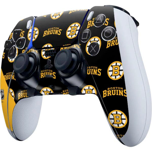 NHL Boston Bruins Pattern PS5 DualSense Edge Pro Controller Skin