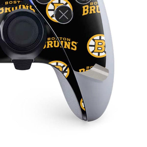 NHL Boston Bruins Pattern PS5 DualSense Edge Pro Controller Skin
