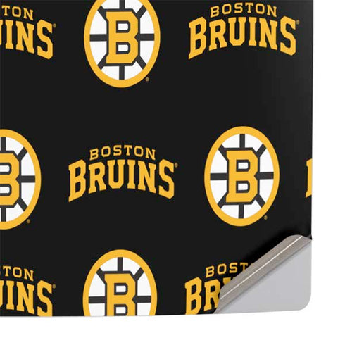 NHL Boston Bruins Pattern PS5 Pro Console Skin