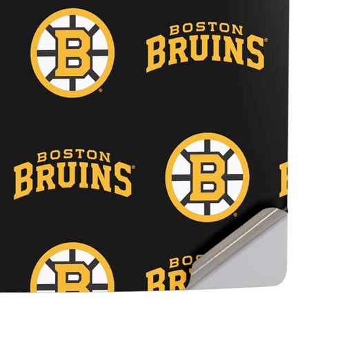 NHL Boston Bruins Pattern PS5 Pro Disk Console Skin