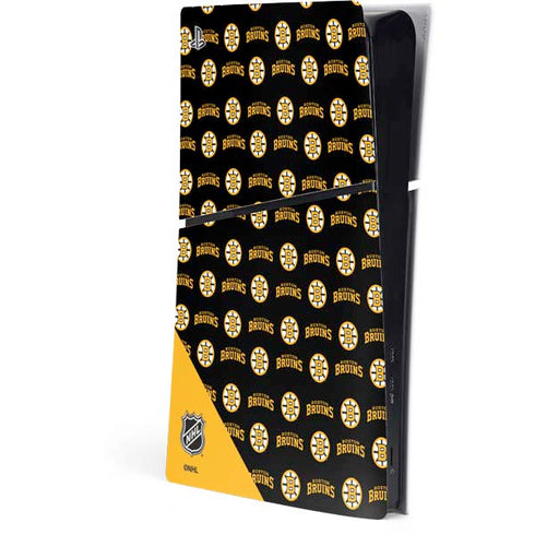 NHL Boston Bruins Pattern PS5 Slim Digital Edition Console Skin