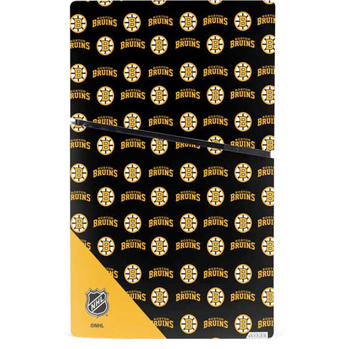 NHL Boston Bruins Pattern PS5 Slim Digital Edition Console Skin