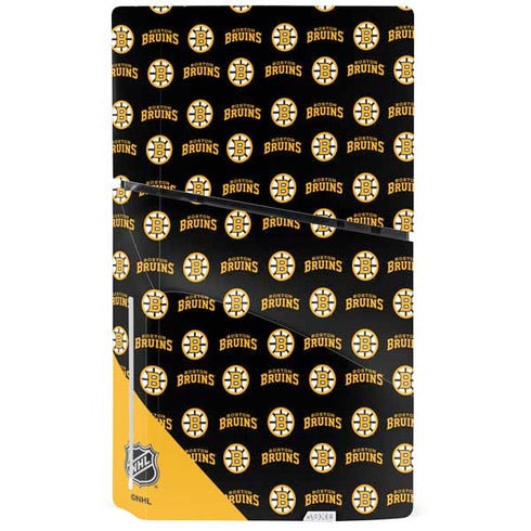 NHL Boston Bruins Pattern PS5 Slim Disk Console Skin