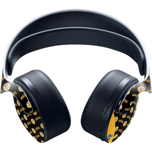 NHL Boston Bruins Pattern PULSE 3D Wireless Headset for PS5 Skin