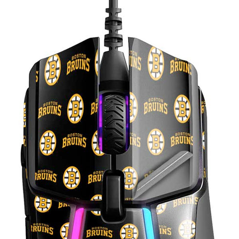 NHL Boston Bruins Pattern SteelSeries Rival 600 Gaming Mouse Skin