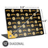 NHL Boston Bruins Pattern Universal Laptop 12in (9.8 x 6.8in) Skin