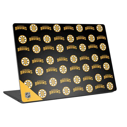 NHL Boston Bruins Pattern Universal Laptop 14in (11.4 x 8.2in) Skin