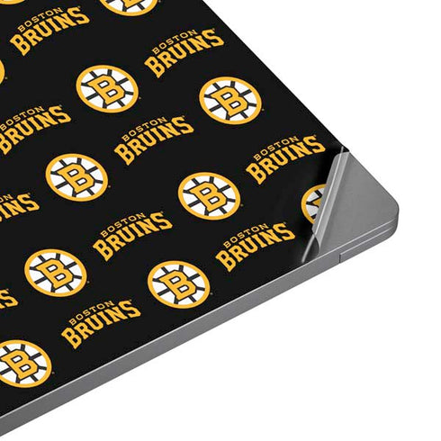 NHL Boston Bruins Pattern Universal Laptop 16in (13 x 9.4in) Skin