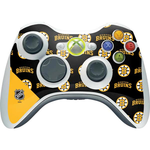 NHL Boston Bruins Pattern Xbox 360 Wireless Controller Skin