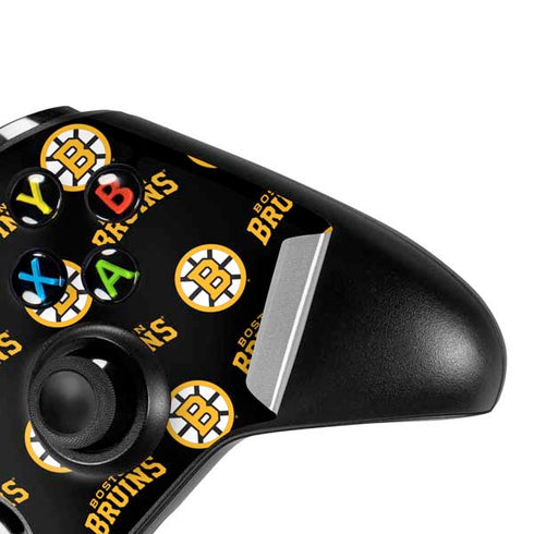 NHL Boston Bruins Pattern Xbox One S Controller Skin
