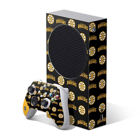 NHL Boston Bruins Pattern Xbox Series S Bundle Skin