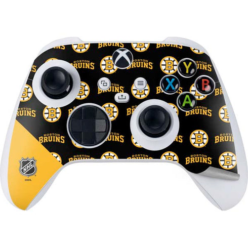 NHL Boston Bruins Pattern Xbox Series S Bundle Skin