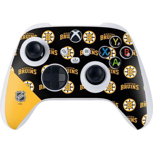 NHL Boston Bruins Pattern Xbox Series S Controller Skin