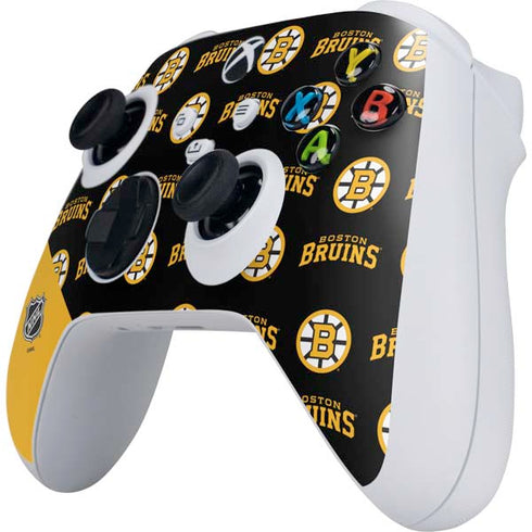 NHL Boston Bruins Pattern Xbox Series S Controller Skin