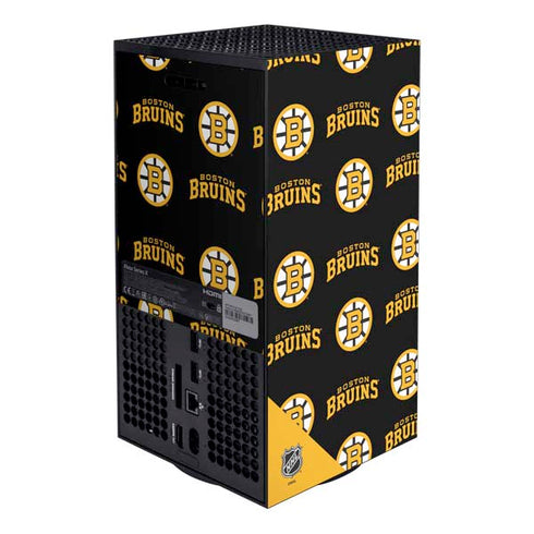 NHL Boston Bruins Pattern Xbox Series X Bundle Skin
