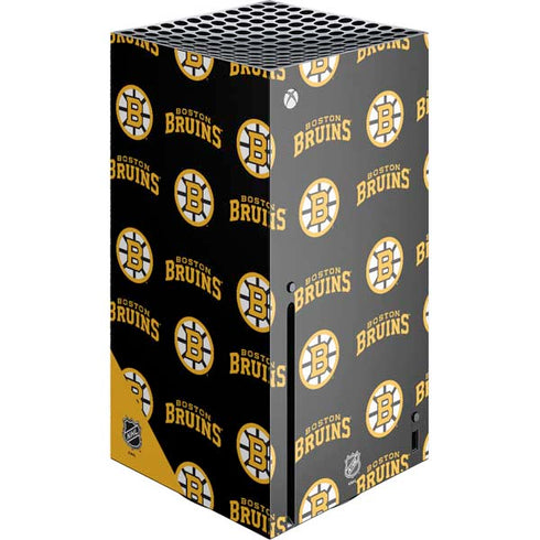 NHL Boston Bruins Pattern Xbox Series X Console Skin