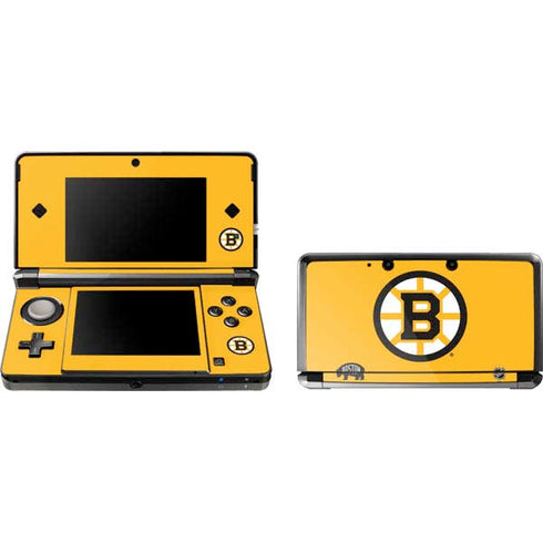 NHL Boston Bruins Solid Background 3DS (2011) Skin
